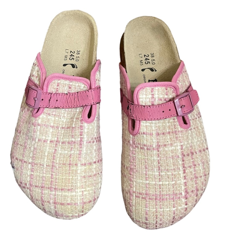 Birkenstock, Betula Woven Plaid Clogs - Picture 16 of 16